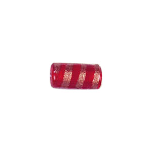 Goldstone striped Lampworked Glass Beads 4680