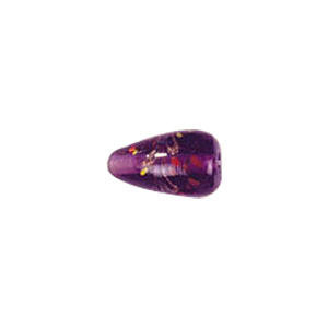 Goldstone swirl pattern with fused glass flakes Lampworked Glass Beads 4695