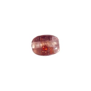 Goldstone band with dots Lampworkerd Glass Beads 4813