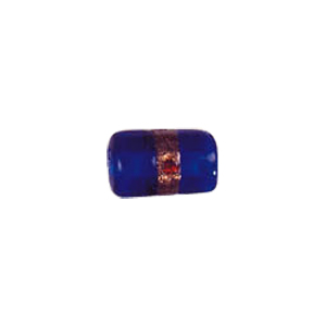 Goldstone band with dots Lampworkerd Glass Beads 4819