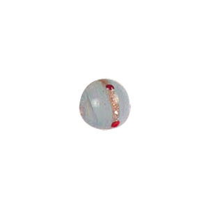 Goldstone band with dots Lampworkerd Pastel Glass Beads 4869