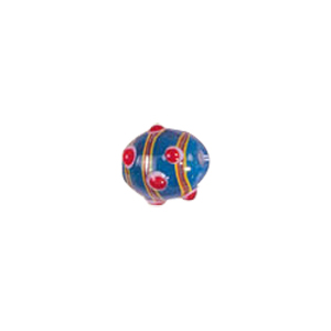 Multi stringer Lampwork Glass Beads w or  bumpy dots 5029