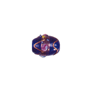 Goldstone Lampworked Medium size Glass Beads 5165