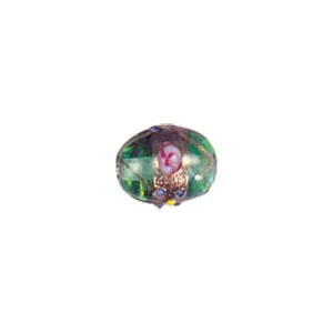 Goldstone Lampworked Medium size Glass Beads 5167
