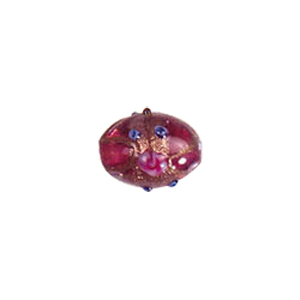 Goldstone Lampworked Medium size Glass Beads 5171