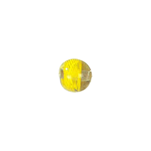 Feather design Round shaped Lampworked Glass Beads 5173