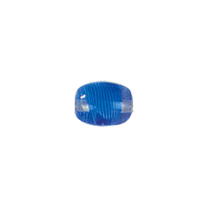 Feather design Oval shaped Lampworked Glass Beads 5191