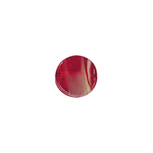 Feather design Coin shaped Lampworked Glass Beads 5203