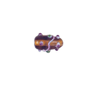 Swirly stringer w or Bumpy Drop Lampworked Glass Beads 5297