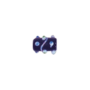 Swirly stringer w or Bumpy Tube Lampworked Glass Beads 5308