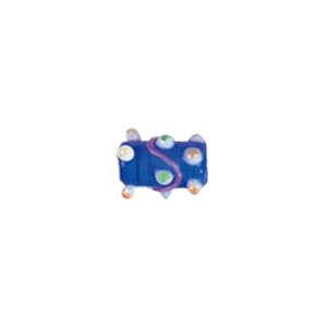 Swirly stringer w or Bumpy Tube Lampworked Glass Beads 5313