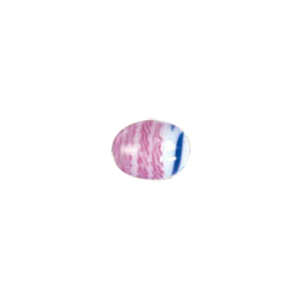 Fancy Lampworked w or colorful Stringer White Glass Beads 5382