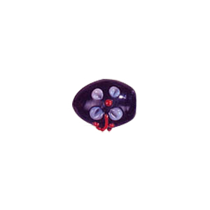Raised 3D Flower Lampworked Glass Beads 5558
