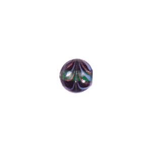 Smoked Gray Lampworked Glass Beads 5478