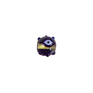 Evil Eye Lampworked and Dotted Glass Beads 5583