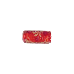 Color lined Glass Beads w or stringer designs 5631