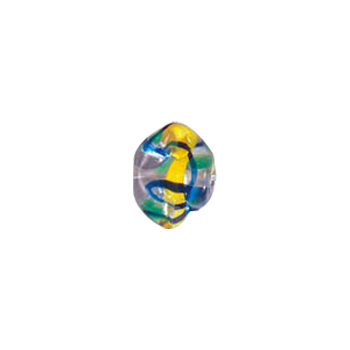 Twisted Glass Lampworked Beads 5642