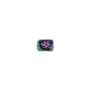Millefiori slice sandwiched with color line Lamp Glass Beads 5709
