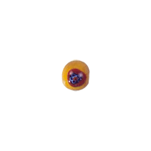 Millefiori slice fused Lamp Glass Beads 5737
