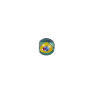 Millefiori slice fused Lamp Glass Beads 5739
