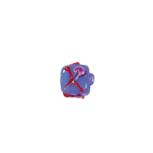 Tree or Flower design decorated Lampworked Glass Beads 5777