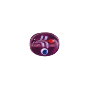 Tree or Flower design decorated Lampworked Glass Beads 5800
