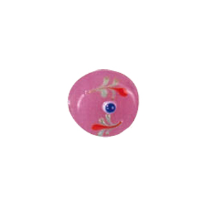 Tree or Flower design decorated Lampworked Glass Beads 5813