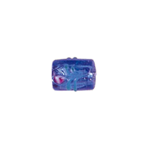 Tree and Flower design decorated Silver foiled Beads 5935