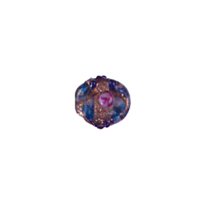 Color fusion Goldstone Lampworked Glass Beads 5999