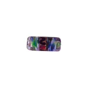 Color lined Lampworked Glass Beads w or stringer designs 6026
