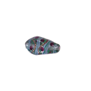 Multi Color stringer Lampworked Glass Beads 6053