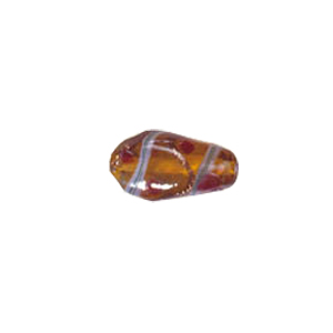 Multi Color stringer Lampworked Glass Beads 6054