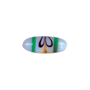 Decorated fusion painting Lampworked Beads 6064