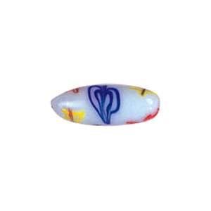Decorated fusion painting Lampworked Beads 6068