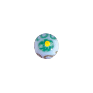 Decorated fusion painting Lampworked Beads 6078