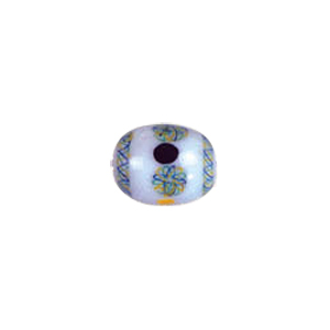 Decorated fusion painting Lampworked Beads 6084