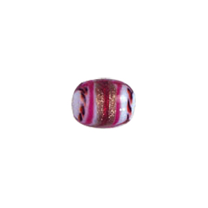 Decorated fusion painting Lampworked Beads 6085