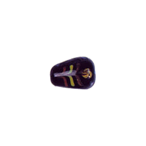 Decorated fusion painting Lampworked Beads 6094