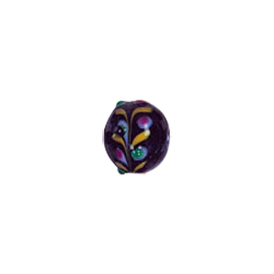 Decorated fusion painting Lampworked Beads 6096