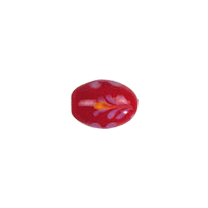 Decorated fusion painting Lampworked Beads 6110