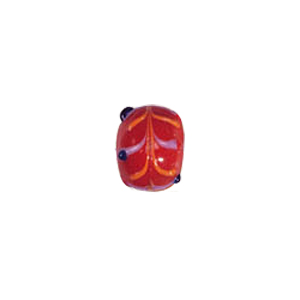 Decorated fusion painting Lampworked Beads 6111