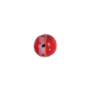Decorated fusion painting Lampworked Beads 6113