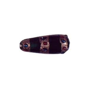 Decorated fusion painting Lampworked Beads 6123
