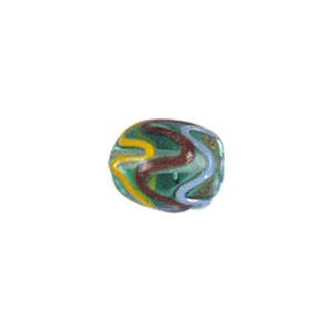Multi Color stringer Lampworked Glass Beads 6135