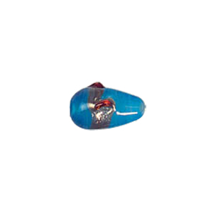 Twisted Gold band Lampworked Glass Beads 6203