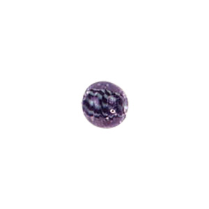 Color lined Glass Beads w or twisted stringer designs 6235