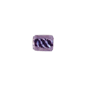 Color lined Glass Beads w or twisted stringer designs 6237