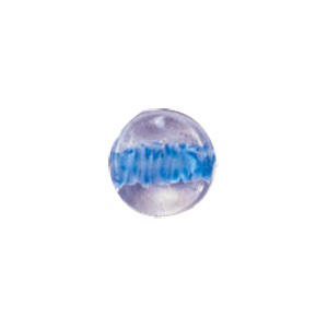 Color lined Glass Beads w or twisted stringer designs 6262