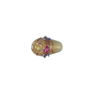 Goldstone stringer Lampworked Large–Glass Beads 6312