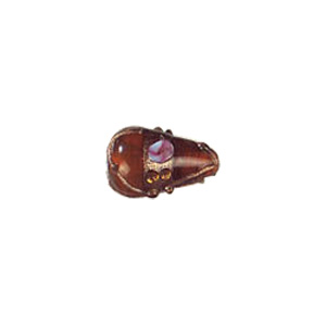 Goldstone stringer Lampworked Large–Glass Beads 6329